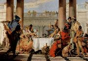 Giovanni Battista Tiepolo Das Bankett der Cleopatra oil painting reproduction